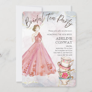 Invitation Célébration de thé de mariage