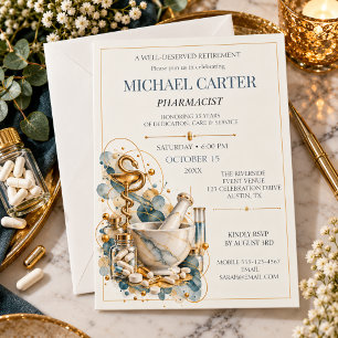 Invitation Célébration des années de service pour la retraite
