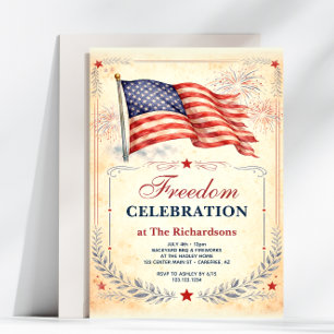 Invitation Célébration du 250e anniversaire de la liberté de 