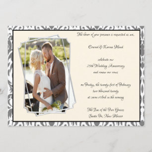 Invitation Célébration du 25e Anniversaire de Mariage