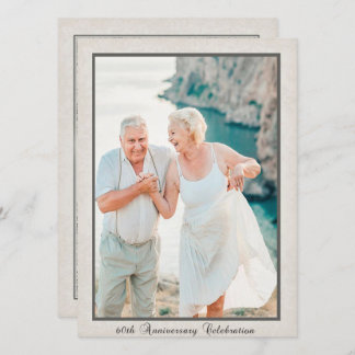 Invitation Célébration du 60e anniversaire de mariage