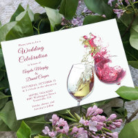 Célébration du Mariage de la danse du vin rouge et