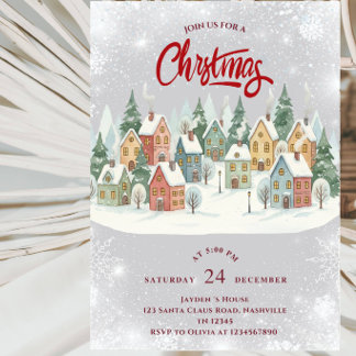 Invitation Célébration festive de fêtes