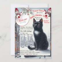 Célébrations d'hiver dans la neige, avec Kittens
