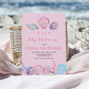 Invitation Célébrer la fête d'anniversaire de la plage aux co