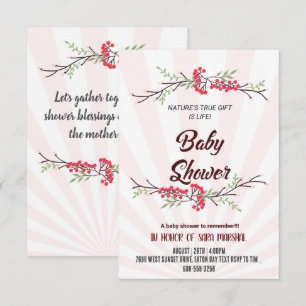 Invitation Célébrer l'Arrivée de Votre Petit Miracle !