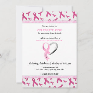 Invitation Célébrer l'événement Rose