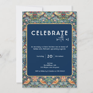 Invitation Célébrez la fête de cuisine de mariage William Mor