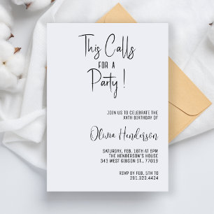 Invitation Célébrons C'est une occasion pour une fête d'anniv