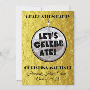 Invitation Célébrons la RÉUSSITE au bal disco