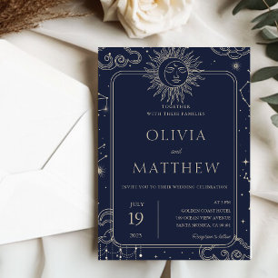 Invitation Céleste mystique étoile de nuit étoile Mariage
