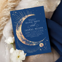 Céleste mystique lune étoile Mariage Boho de nuit