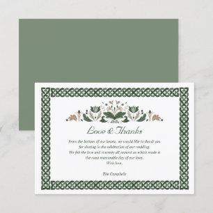 Invitation Celtic noeud Floral moderne irlandais Mariage MERC