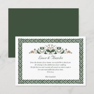 Invitation Celtic noeud Floral moderne irlandais Mariage MERC