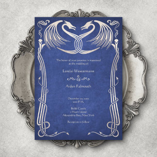 Invitation Celtic Viking Dragon Mariage