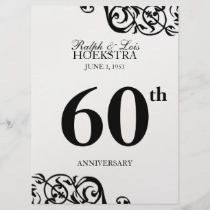 Invitation Centre de table pour réception d'anniversaire de m