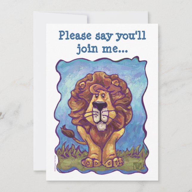 Invitation Centre du parti Lion (Devant)