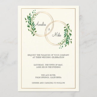 Invitation Cercle d'amour | MARIAGE