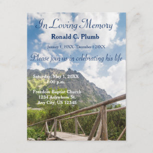 Invitation Cérémonie commémorative de l'enterrement du pont