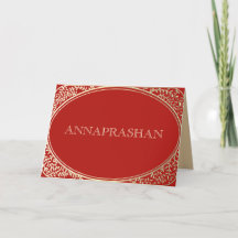Cérémonie de l'Annaprashan de premier riz