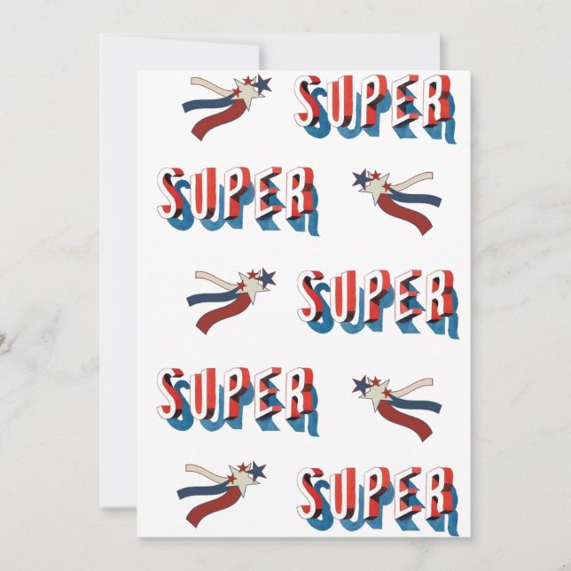 Invitation Cérémonie de remise des prix Patriotic Super Star (Devant)