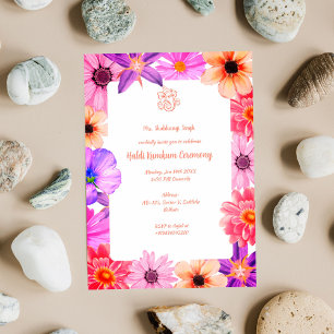 Invitation Cérémonie Haldi Kumkum