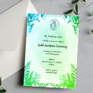 Invitation Cérémonie Haldi Kumkum