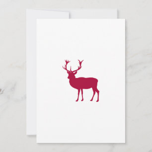 Invitation Cerf Rouge Européen Cerf - Enterrement de Vie de G