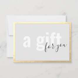 Invitation Certificat cadeau Spa frontière or