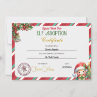 Certificat d'adoption de lutin