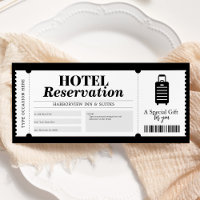 Certificat de bon de séjour en hôtel de vacances