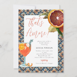 Invitation C'est Amore Juicy Orange Spritz Fête des mariées
