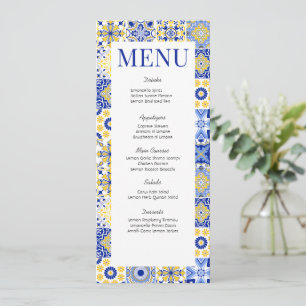 Invitation C'est Amore Spritz Menu Wedding shower italien