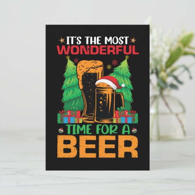 Invitation C'est la période la plus merveilleuse pour un Père (Debout devant)