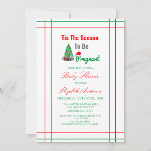 Invitation C'est la saison d'être enceinte Baby Shower