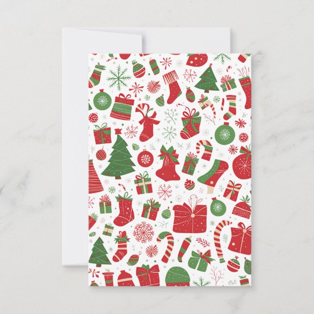 Invitation C'est la saison pour être joyeux (Devant)