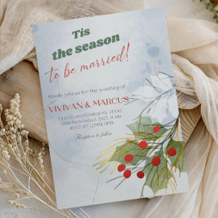 Invitation C'est la saison pour être marié Fête de mariage d'