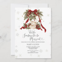 C'est la saison pour se marier au gui de Noël