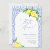 C'est l'Amour Carrelage Bleu Citron Mariage Italie