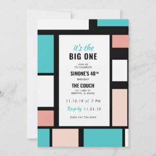 Invitation C'est le Big One 30th 40th 50th Birthday