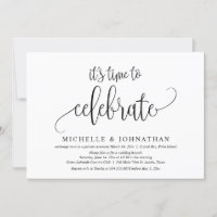 C'est le moment de célébrer, mariage célébré en pe