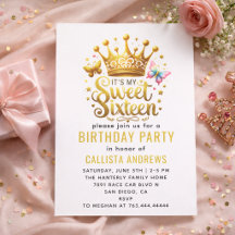 c'est mon 16 e anniversaire de sweet sixteen