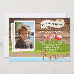 Invitation C'est O POISSON AL Premier Anniversaire de Pêche