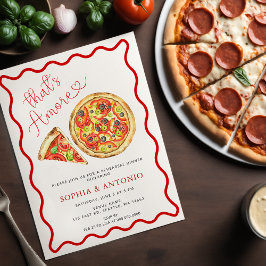 Invitation C'Est Plus Italien Pizza Dîner De Répétition Décon