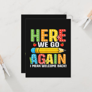 Invitation C'est reparti pour un tour, je veux dire, bienvenu