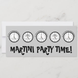 INVITATION C'EST TOUJOURS L'HEURE DU MARTINI QUELQUE PART INV