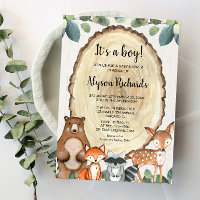 C'est un baby shower de forêt de petits amis