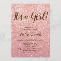 C'est un Baby shower de Parties scintillant rose o