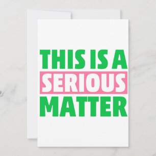 Invitation C'est une affaire sérieuse 1908 AKA