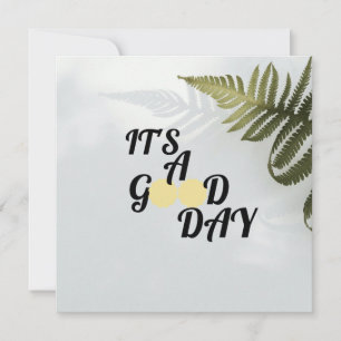 Invitation C'est une bonne journée
